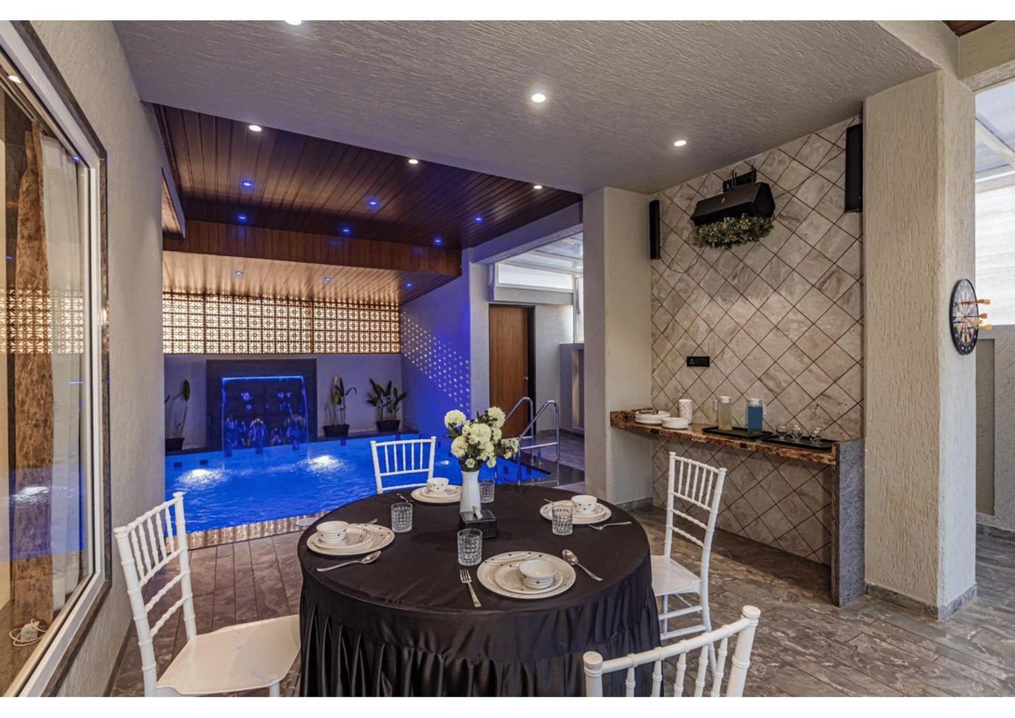 Mountain Glory 8Bhk By Tensorstays, Pool & Theater إيغاتبوري المظهر الخارجي الصورة